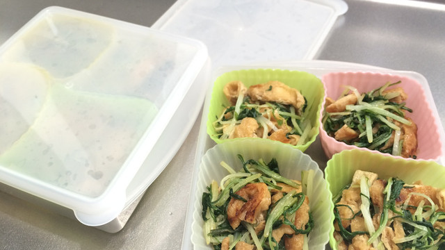 お弁当 冷凍 水菜と油揚げ炒め レシピ 作り方 By クレイジーケニー クックパッド