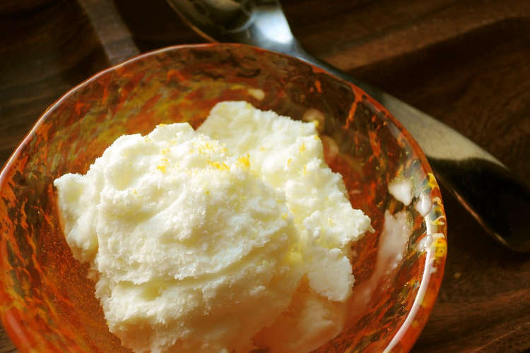 柚子香る 簡単なめらかアイスクリーム レシピ 作り方 By ひよこぴょんぴょん クックパッド 簡単おいしいみんなのレシピが365万品