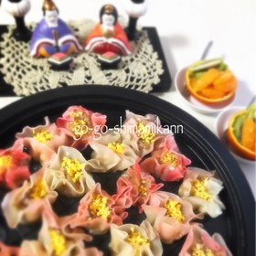 ひな祭りにインスタ映え♪花しゅうまい