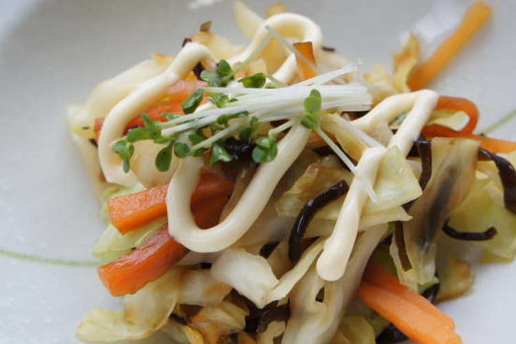 キャベツとにんじんの塩昆布和えサラダ レシピ 作り方 By さつきa クックパッド 簡単おいしいみんなのレシピが371万品