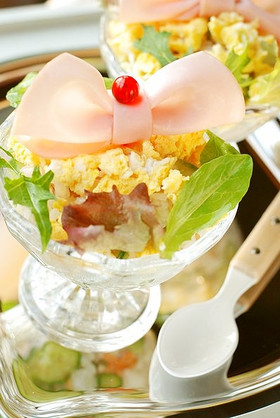 リボンで♡簡単ちらし寿司
