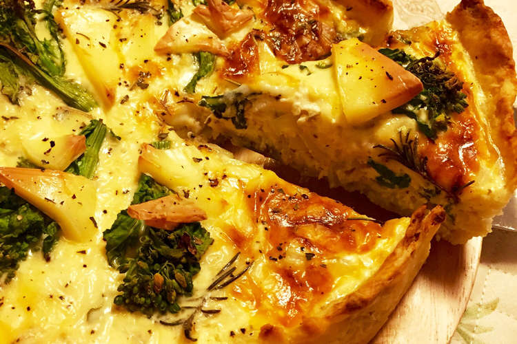 自慢のポテト生地キッシュ 春野菜と桜エビ レシピ 作り方 By ゆりーずきっちん クックパッド 簡単おいしいみんなのレシピが360万品
