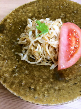 魚醤が決め手!切干大根のペペロンチーノ