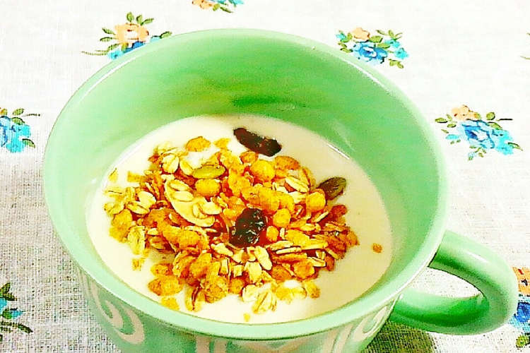 ヨーグルトに 黒糖 フルグラ レシピ 作り方 By Sp クックパッド