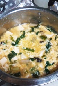 玉子の中華風スープ