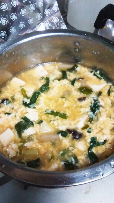玉子の中華風スープの写真