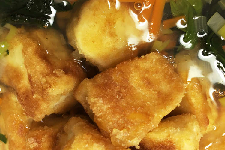 揚げ出し豆腐 こどもと一緒ごはん レシピ 作り方 By ｆｕｅｔａｍａｍ クックパッド 簡単おいしいみんなのレシピが359万品