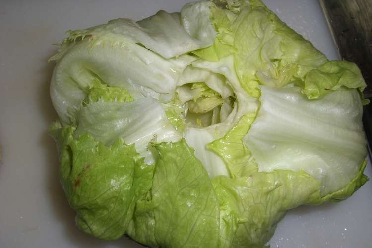 超気持ちイイ レタスの芯のとり方 レシピ 作り方 By 杏仁姫 クックパッド 簡単おいしいみんなのレシピが376万品