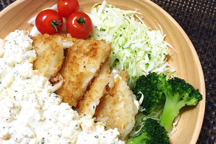 白身魚の揚げ焼きフライタルタルソース添え レシピ 作り方 By ととと クックパッド 簡単おいしいみんなのレシピが371万品