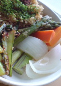 レンジで簡単！温野菜サラダ
