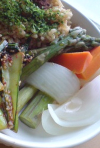 レンジで簡単！温野菜サラダ