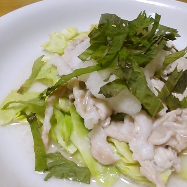 豚とキャベツのレンジ蒸しおろしポン酢 レシピ 作り方 By 単 クックパッド 簡単おいしいみんなのレシピが349万品