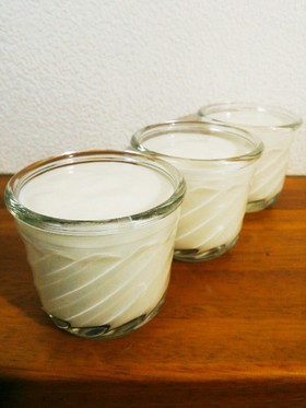 水切りヨーグルトで♡簡単レアチーズケーキ