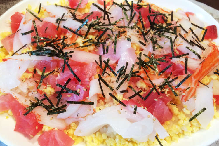海鮮ちらし寿司 レシピ 作り方 By ことたまま クックパッド