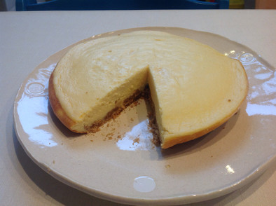 炊飯器でチーズケーキの写真