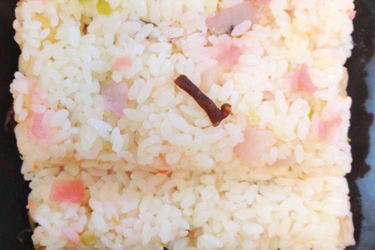 ひな祭りに青皮紅芯でピンクのちらし寿司 レシピ 作り方 By Love クックパッド