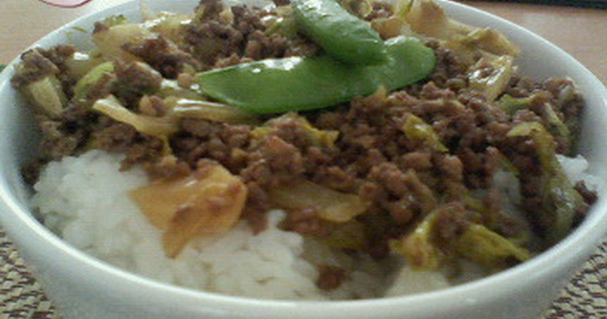 もりもりキャベツ丼 by ぱんちまゆみ 【クックパッド】 簡単おいしいみんなのレシピが315万品 もりもりキャベツ丼 by ぱんちまゆみ