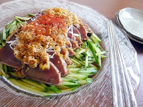 韓国風 カツオのたたき