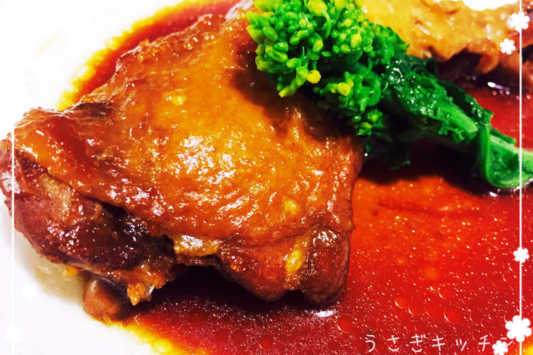 圧力鍋でほろほろ 鶏肉のマーマレード煮 レシピ 作り方 By 渦月うさぎ クックパッド