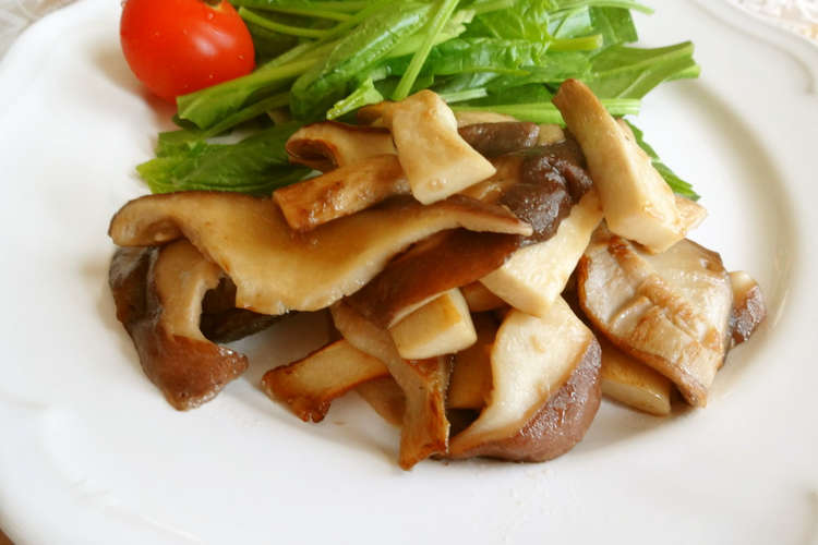しいたけとエリンギのバターポン酢炒め レシピ 作り方 By うさこのおうち クックパッド 簡単おいしいみんなのレシピが352万品