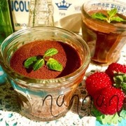 材料2つ♡超濃厚なお豆腐チョコムース♪の写真