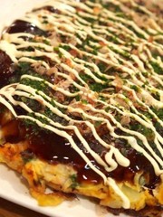 簡単ふわふわ小麦粉で関西風お好み焼きの写真