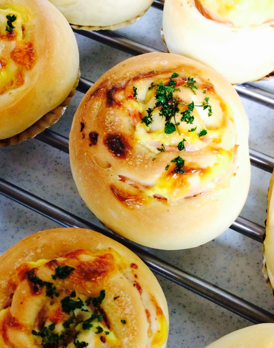 簡単惣菜パン『ハム＆チーズ』の画像