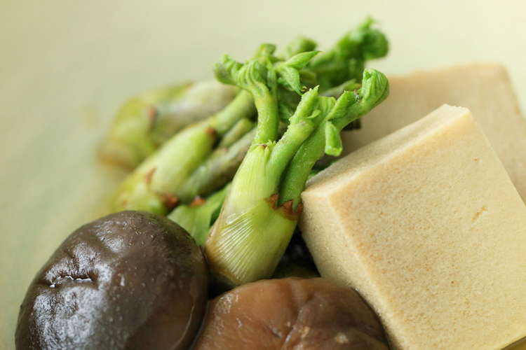 春山菜タラの芽と乾物の含め煮 レシピ 作り方 By Fujiレシピ クックパッド 簡単おいしいみんなのレシピが351万品