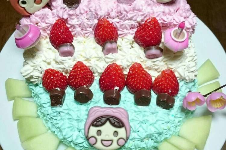 ひな祭りケーキ レシピ 作り方 By クックv6b0x2 クックパッド