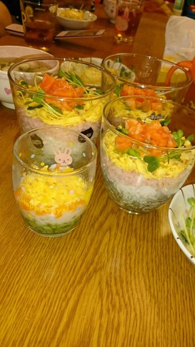 離乳食 ひな祭り☆カップ寿司風(中期~)