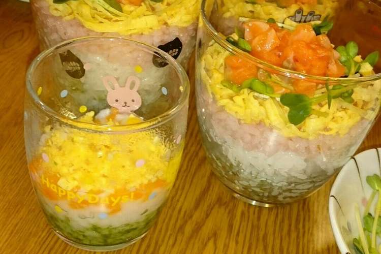 離乳食 ひな祭り カップ寿司風 中期 レシピ 作り方 By くまえる クックパッド