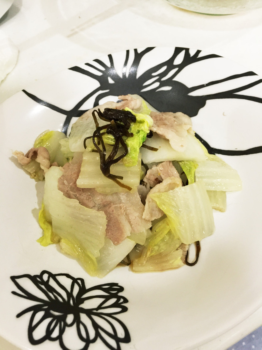 超簡単で絶品！レンチンで白菜と豚バラ蒸しの画像