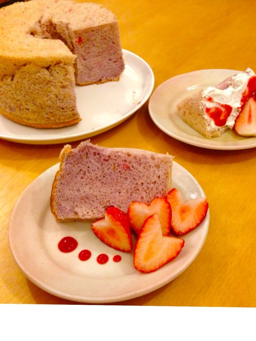 いちごのシフォンパイ レシピ・作り方