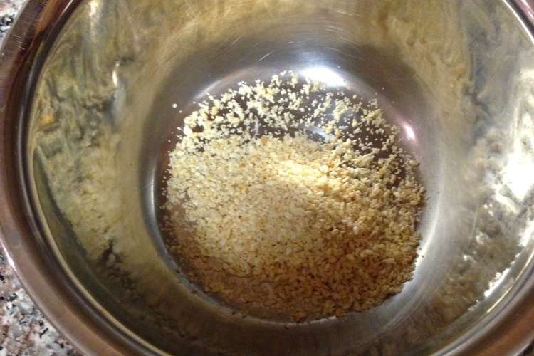 すり鉢がなくても 簡単すりごまの作り方 レシピ 作り方 By パーマンウッキー クックパッド