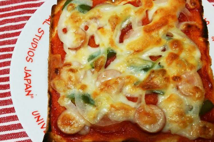 冷凍ストックでいつでもピザパン レシピ 作り方 By たいずけ クックパッド