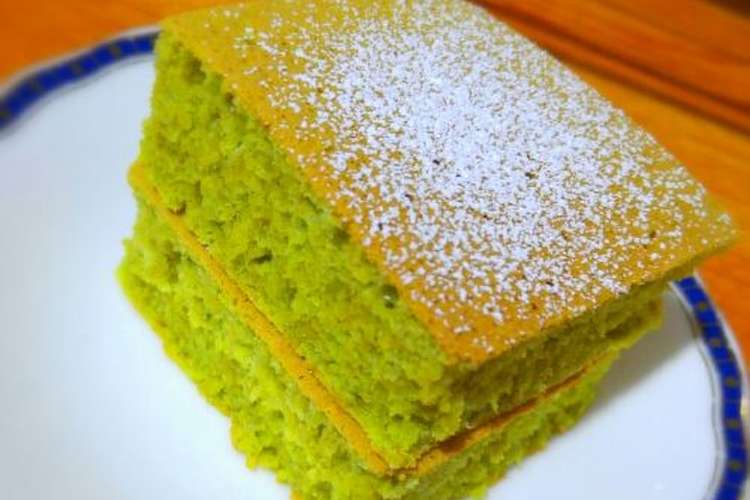 簡単抹茶ケーキ レシピ 作り方 By Nico25 クックパッド 簡単おいしいみんなのレシピが352万品
