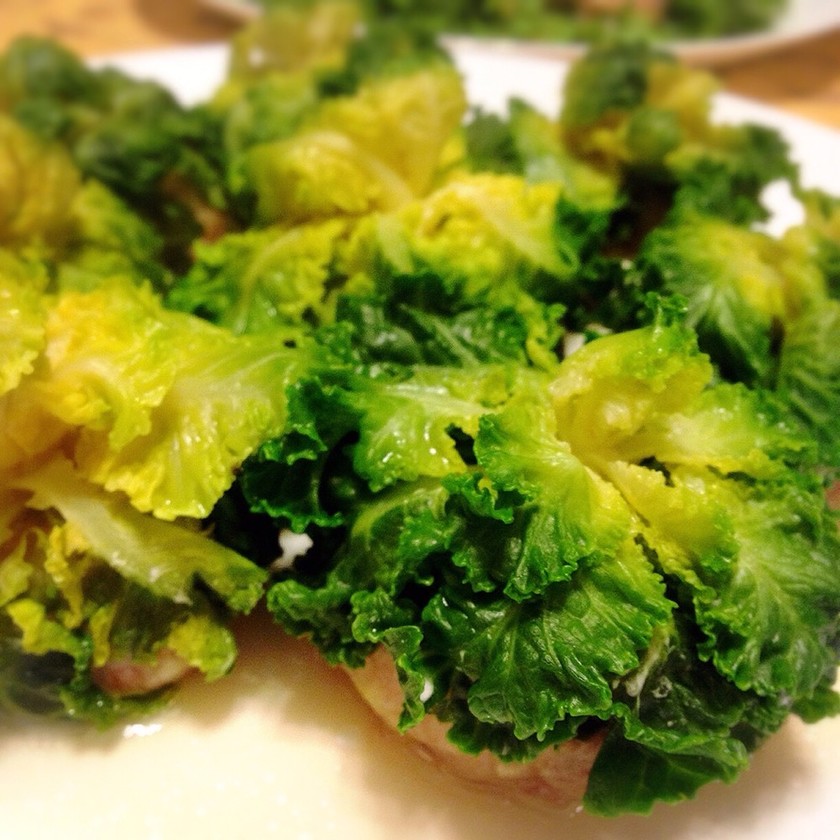 レンジで簡単！プチヴェールのシュウマイ