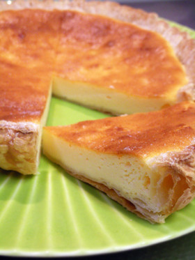 レモンの香りが美味しいチーズケーキパイ!