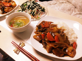 カレー簡単献立