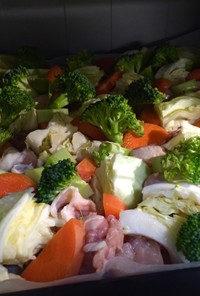 簡単‼鶏と野菜のオーブン焼き