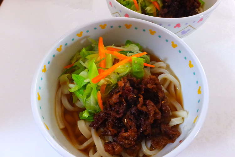 肉うどん 富士吉田のうどん風 レシピ 作り方 By Pokoぽん 彡 クックパッド 簡単おいしいみんなのレシピが352万品