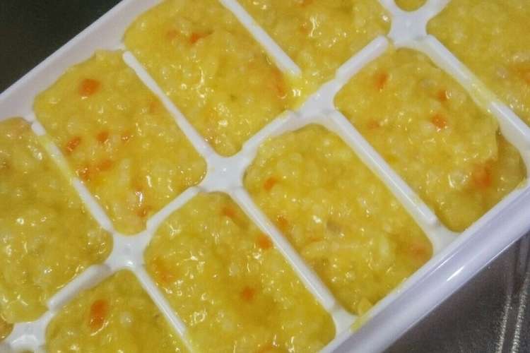 離乳食中期 甘 いかぼちゃリゾット レシピ 作り方 By ゆずあさ クックパッド
