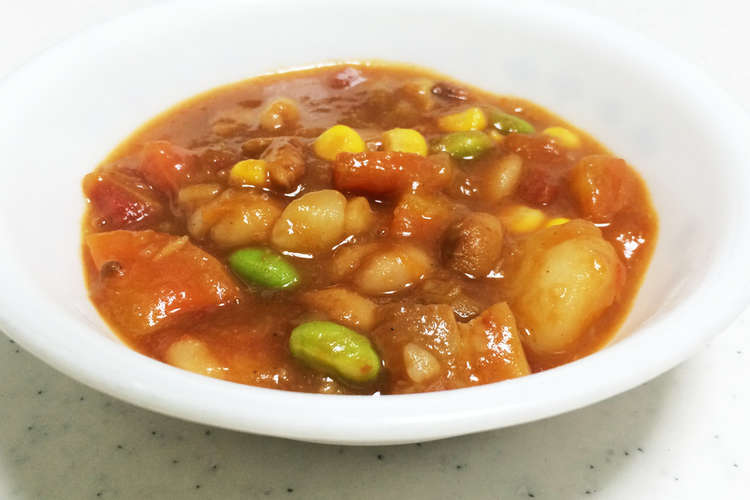 圧力鍋で簡単カレービーンズ レシピ 作り方 By み のんママ クックパッド 簡単おいしいみんなのレシピが355万品