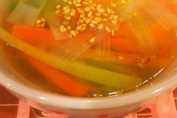 ランチ用 鶏ガラ野菜スープ レシピ 作り方 By cafe クックパッド 簡単おいしいみんなのレシピが353万品