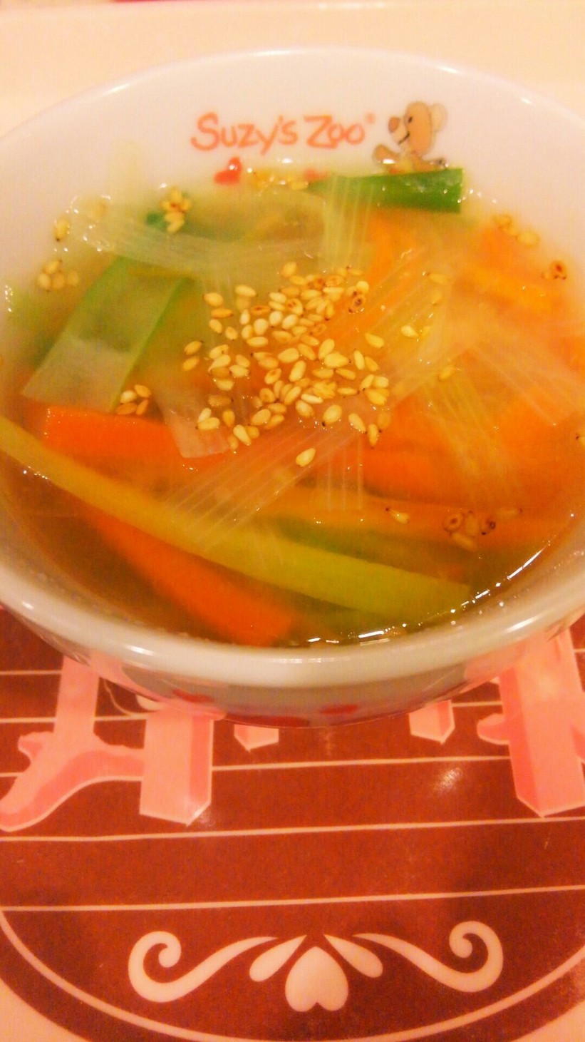 【ランチ用】鶏ガラ野菜スープの画像
