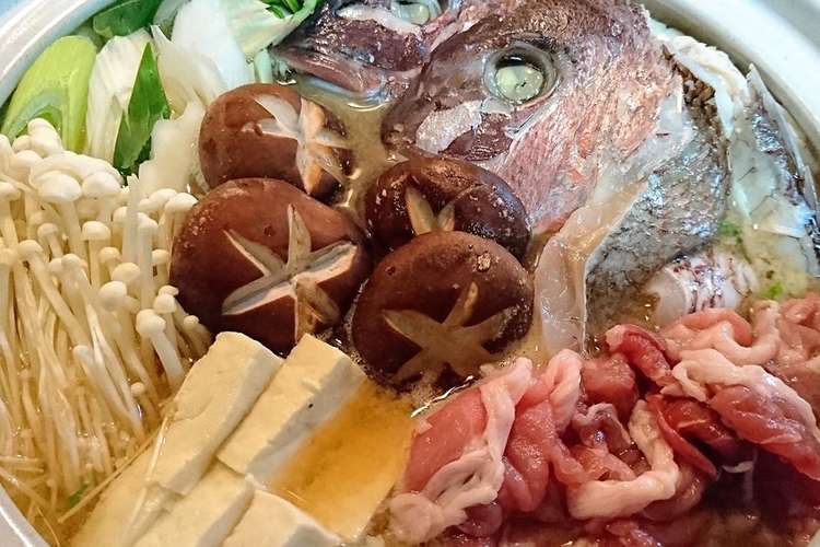 ダシが絶品 あら汁風 鯛のカブト味噌鍋 レシピ 作り方 By ｓ４ クックパッド 簡単おいしいみんなのレシピが374万品