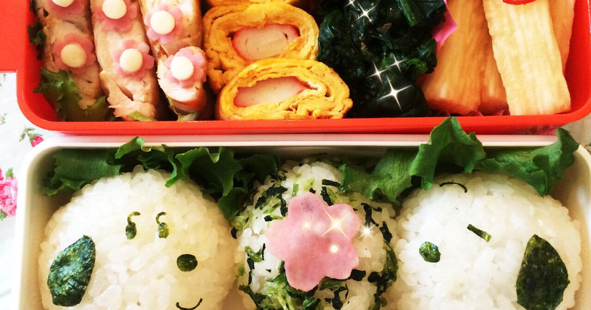 丸おにぎりで簡単 スヌーピーのキャラ弁 レシピ 作り方 By プティママン クックパッド 簡単おいしいみんなのレシピが363万品