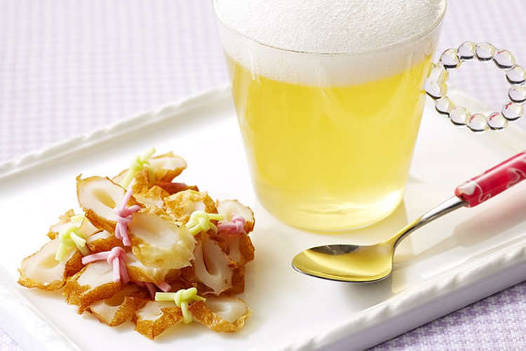 なんちゃってビールとさけるグミおつまみ レシピ 作り方 By Uha味覚糖 クックパッド