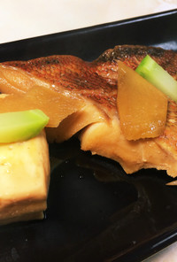 赤魚と豆腐の煮付