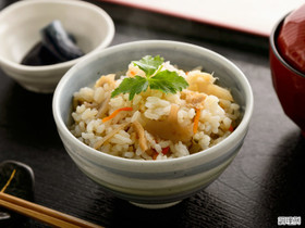 超簡単♪根野菜の炊き込みご飯